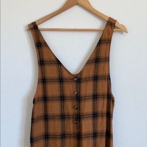 Flannel Jumpsuit